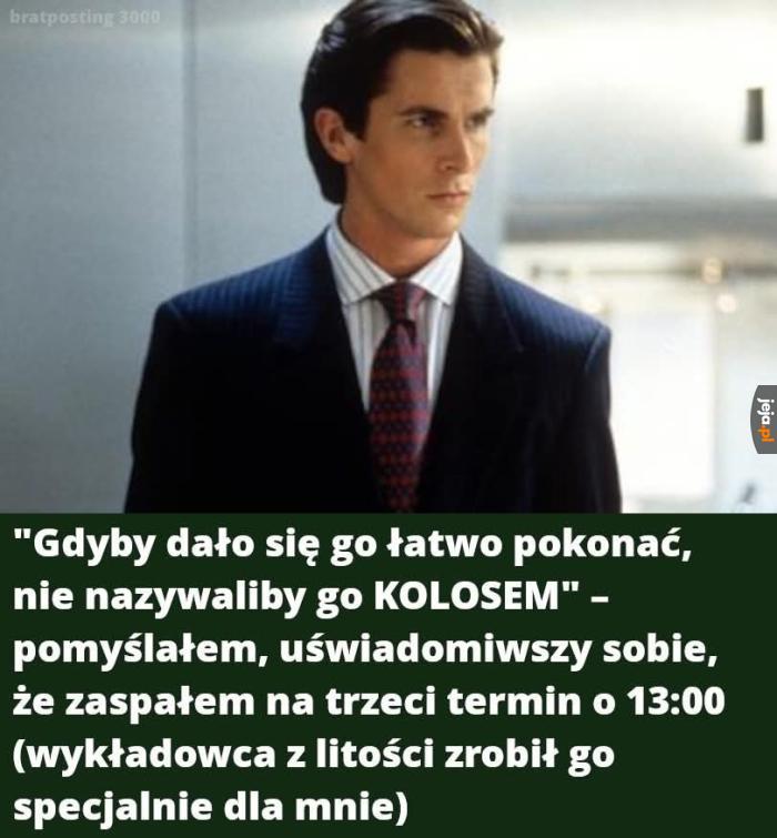 Nikt nie mówił, że będzie łatwo