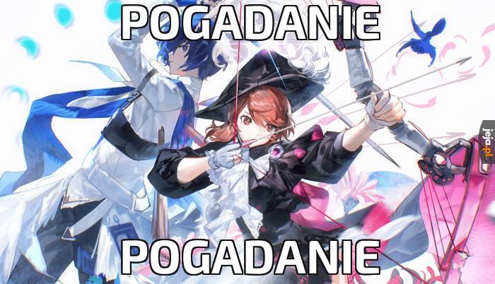 Niby fanart z postaciami z Persony 3, a jednak Arknajcowy fanart