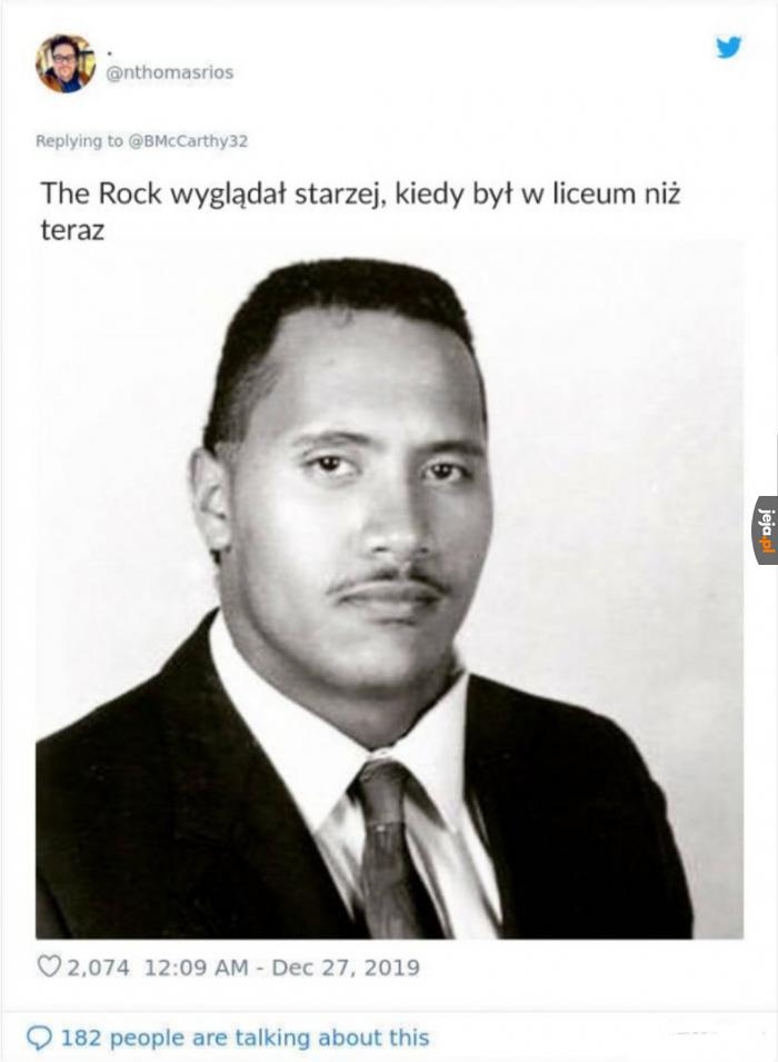 The Rock w liceum