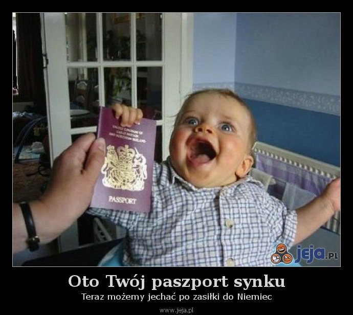 Oto Twój paszport synku