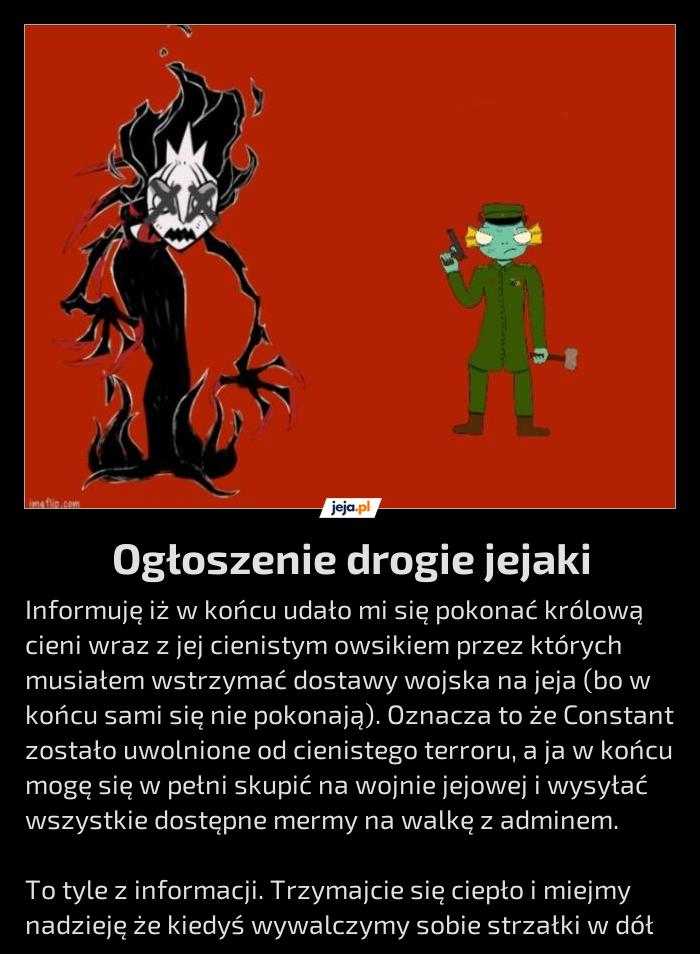 Jeżeli chcecie to może to być pogadajec