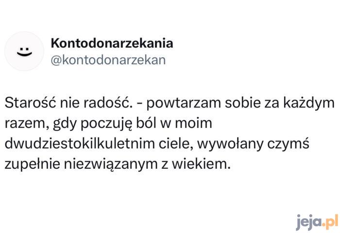 Ja już nie młodzieniaszek