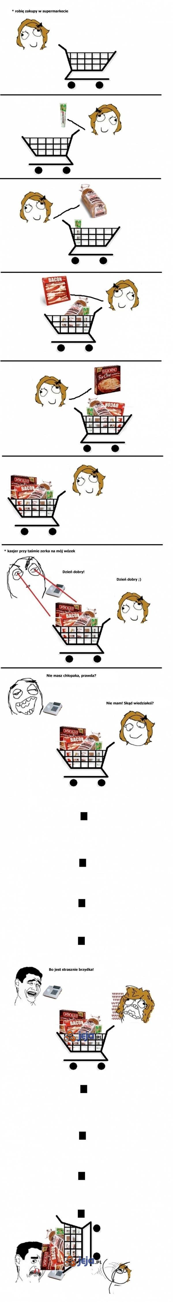 Zakupy w supermarkecie