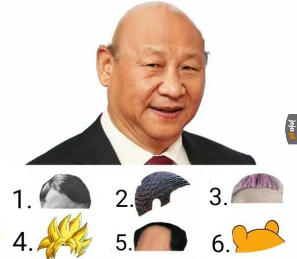 Wybierz fryzurę dla niedoszłego prezydenta Tajwanu