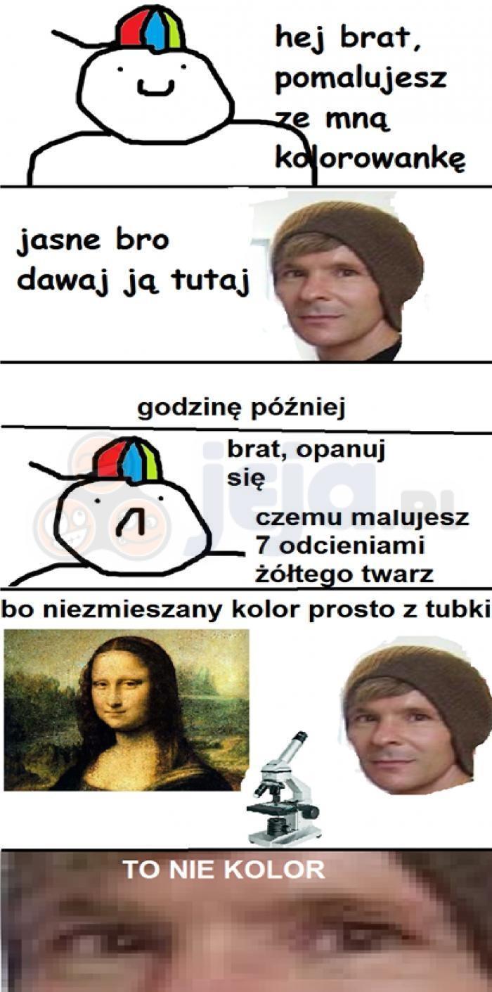 Kolor z tubki to nie kolor