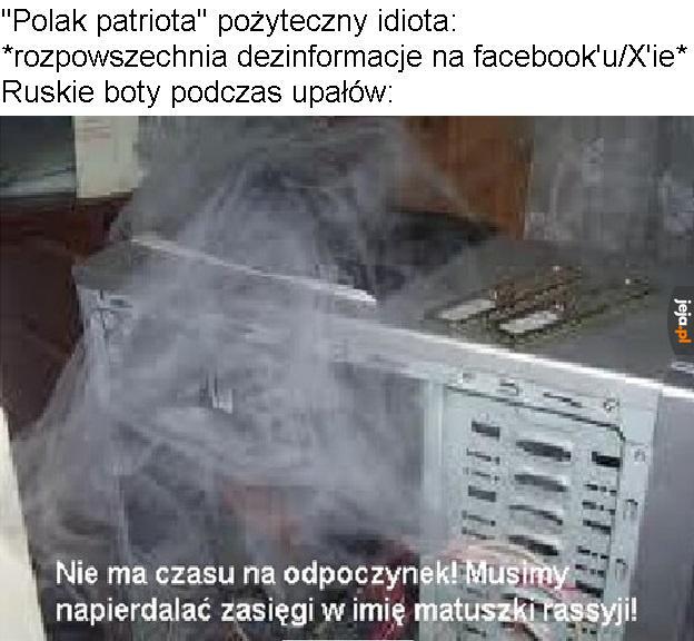 To się Rosjanom nabije niezły rachunek za prąd.