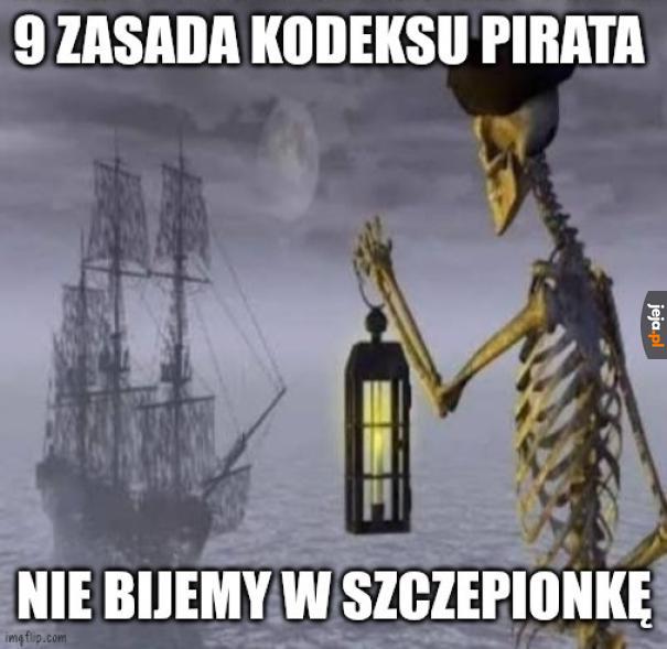 9 zasada kodeksu pirata