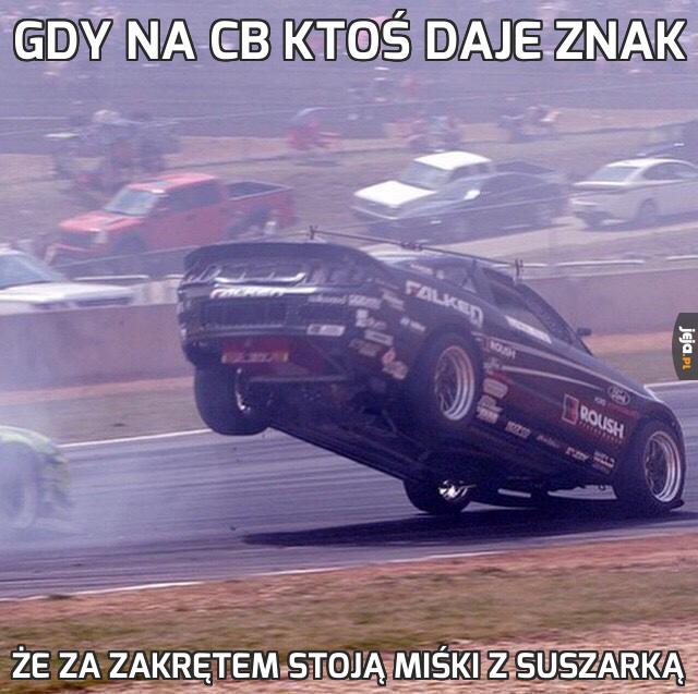 Gdy na CB ktoś daje znak