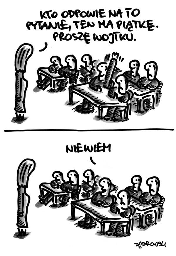 Kto odpowie na pytanie?