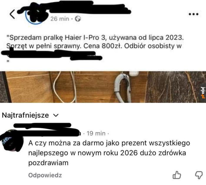 Za darmo to uczciwa cena