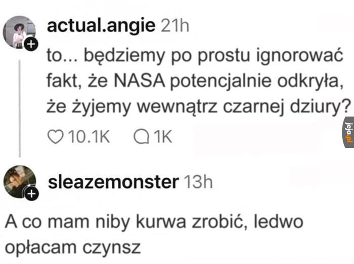 Będzie trzeba jakoś z tym żyć