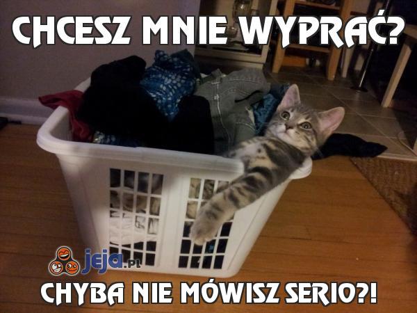 Chcesz mnie wyprać?