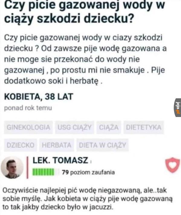 Pan doktor się zamyślił