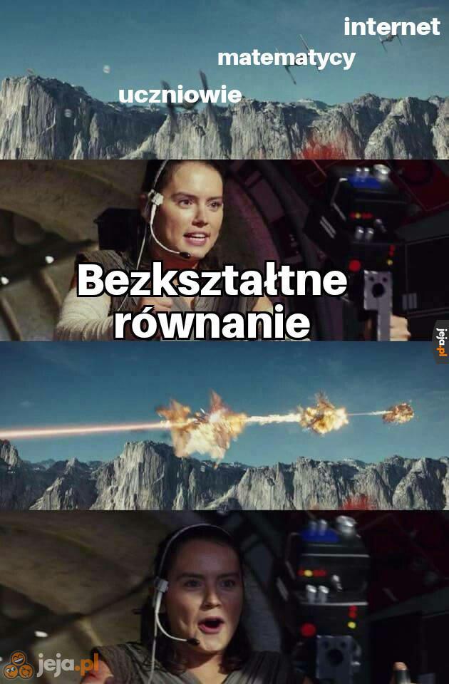 Równania są dziwne