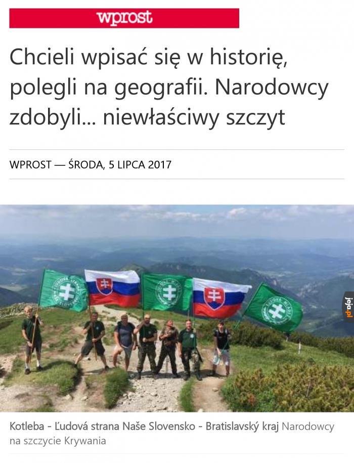 Tym razem Słowacy, nie Polacy