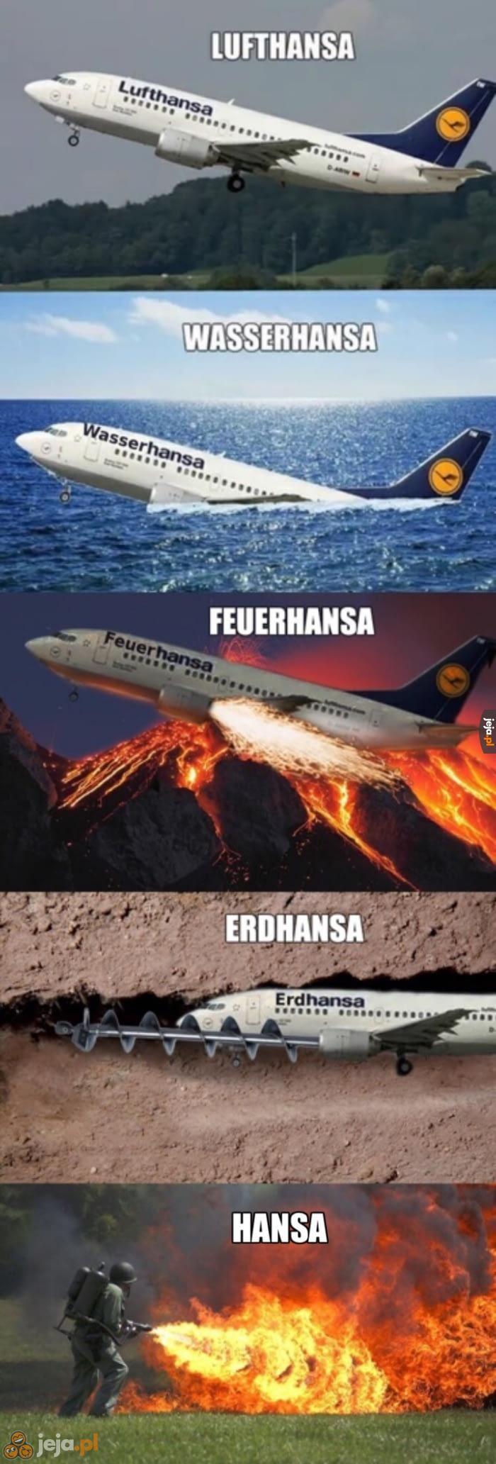 Lufthansa inaczej