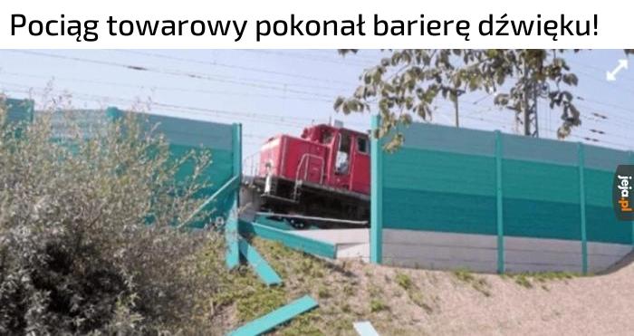 Szybko jechał