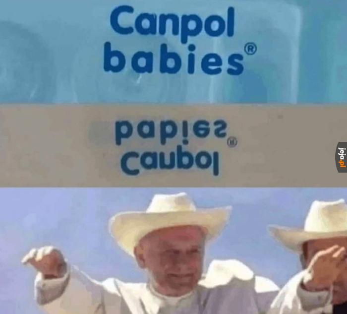 Żarcik trochę nieetyczny, Papież kowboj, fantastyczny