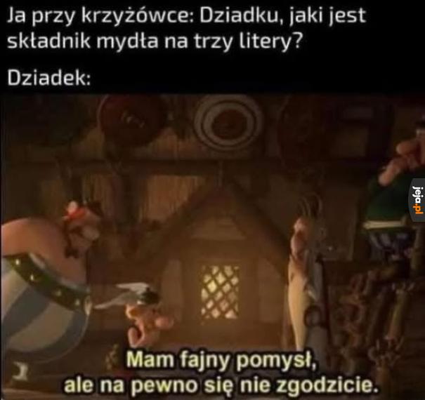 Chodzi oczywiście o ług