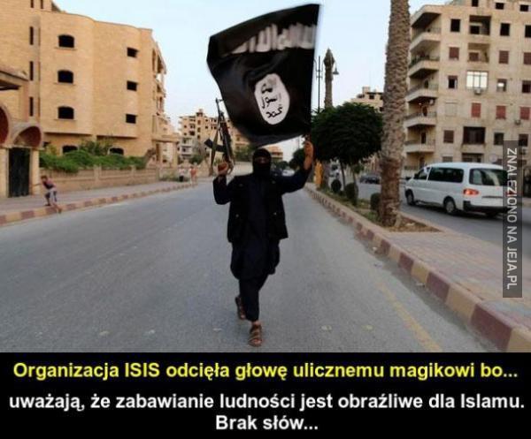 Organizacja ISIS odcięła głowę ulicznemu magikowi bo...
