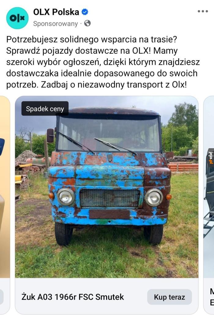 Taki transport raczej nie zawiedzie