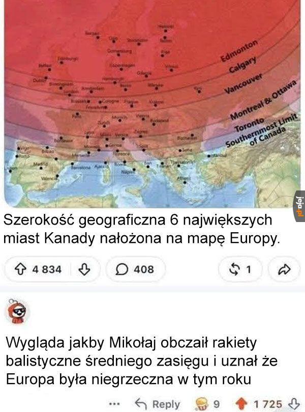 Lista niegrzecznych rośnie w tempie geograficznym