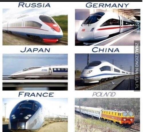 Jak wyglądają pociągi w innych krajach
