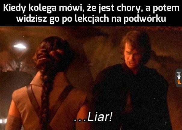 Kłamca!