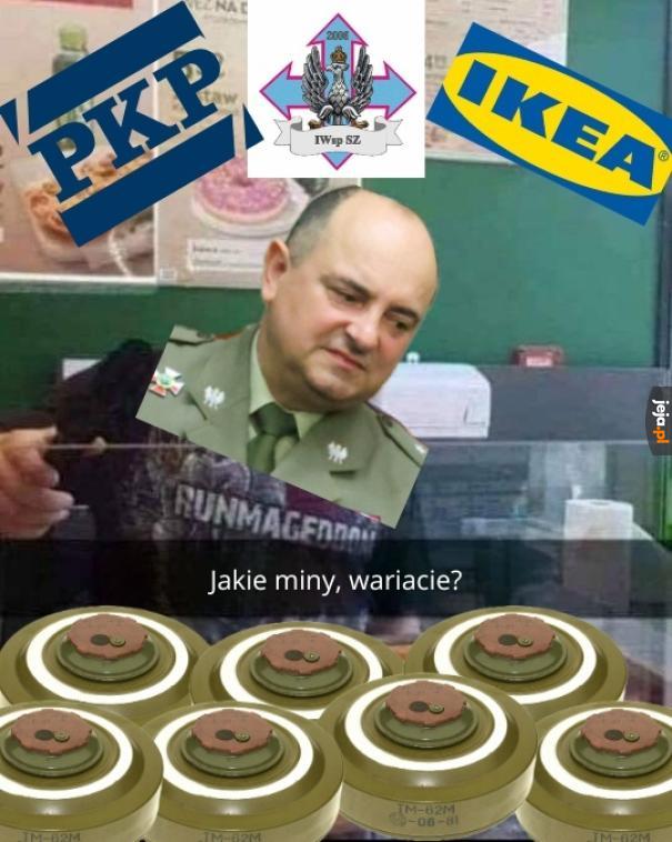 Jakie miny, wariacie?