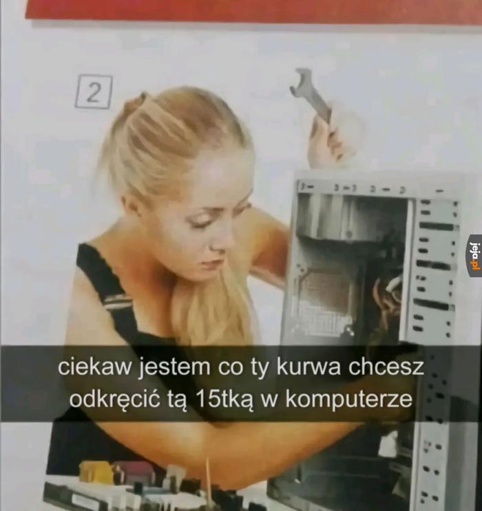 Widać że zna się na tym
