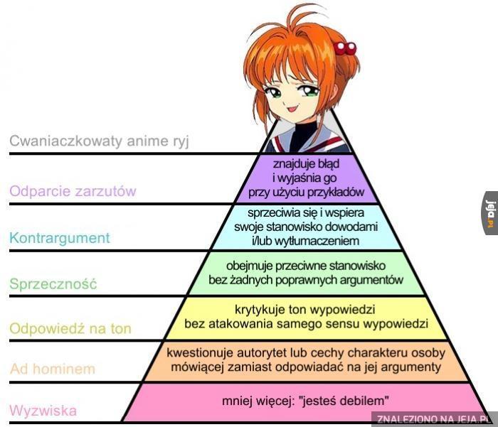 Piramida dyskusji w internecie