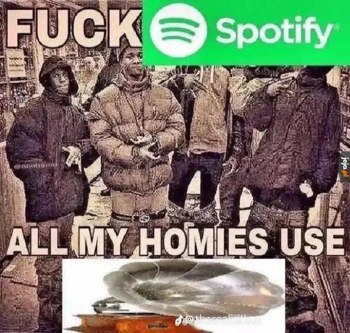 Prawdziwy gangster ma w domu gramofon