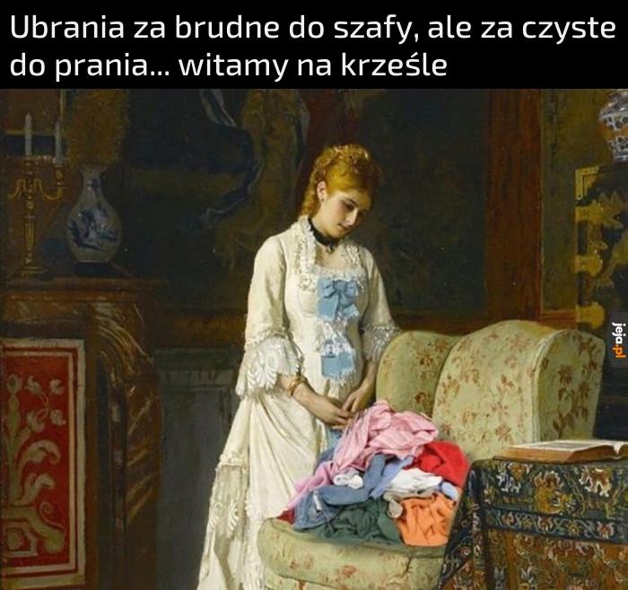 Ewentualnie na fotelu