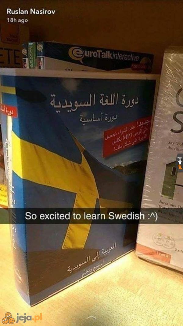 W końcu nauczę się szwedzkiego!