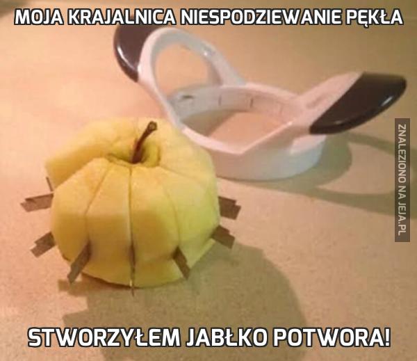 Moja krajalnica niespodziewanie pękła