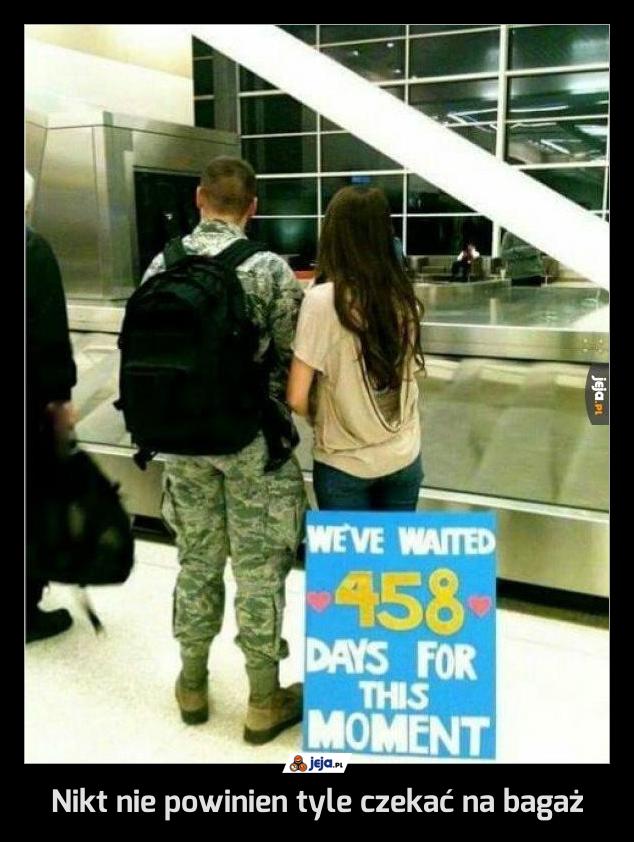 Nikt nie powinien tyle czekać na bagaż