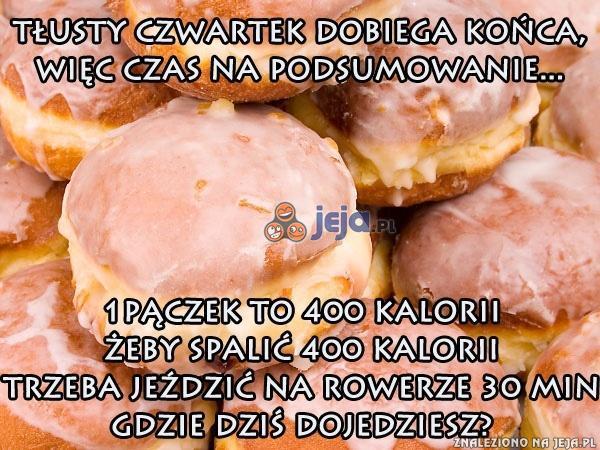 Ile zjedliście pączków?