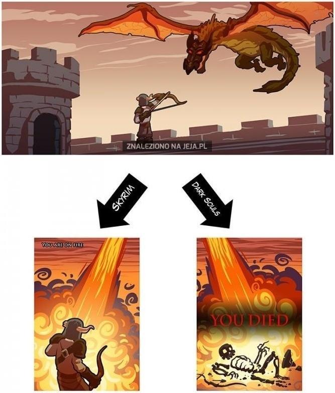 Skyrim vs Dark Souls