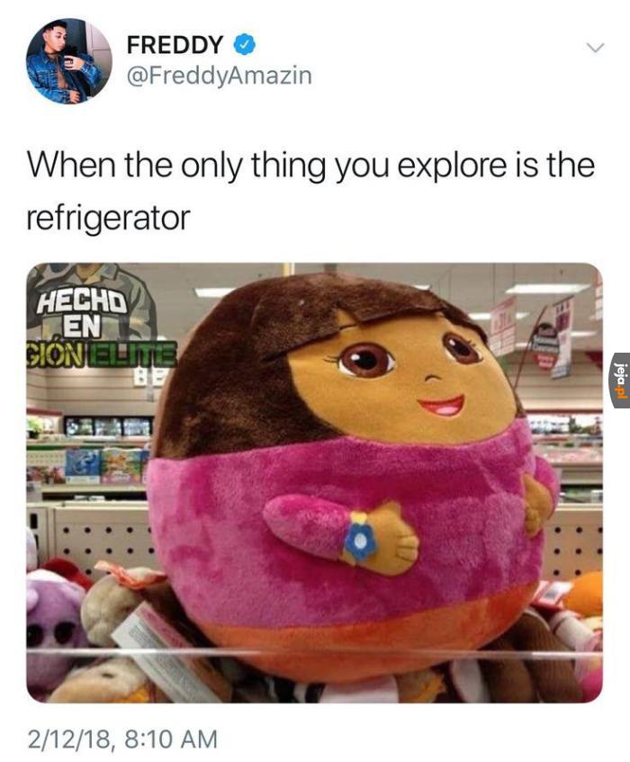 Dora odkrywa... lodówkę