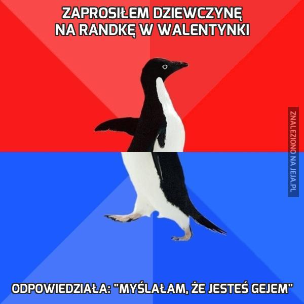 Zaprosiłem dziewczynę na randkę w Walentynki