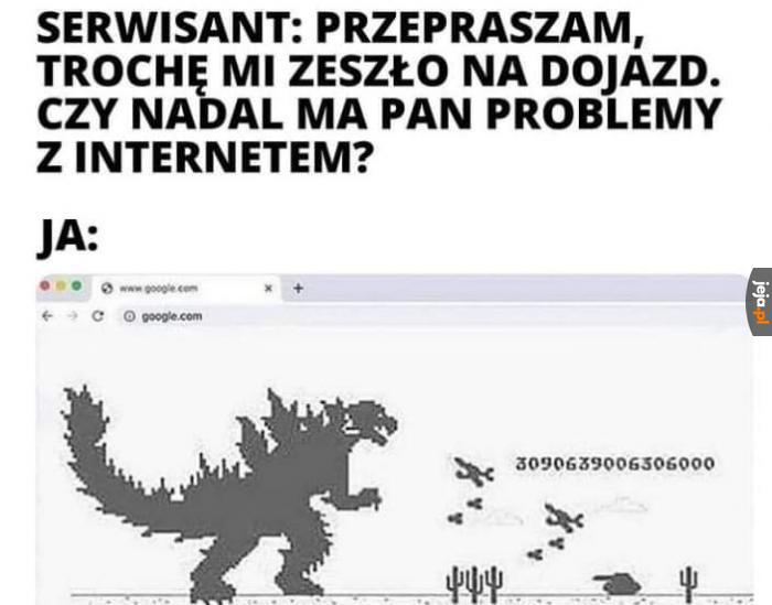 Tak, ale teraz mi to nie przeszkadza