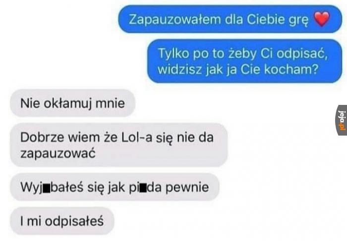 No to niezły dowód miłości