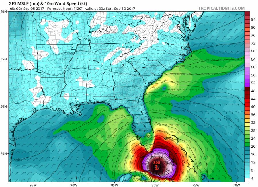 Irma baraszkuje z Florydą