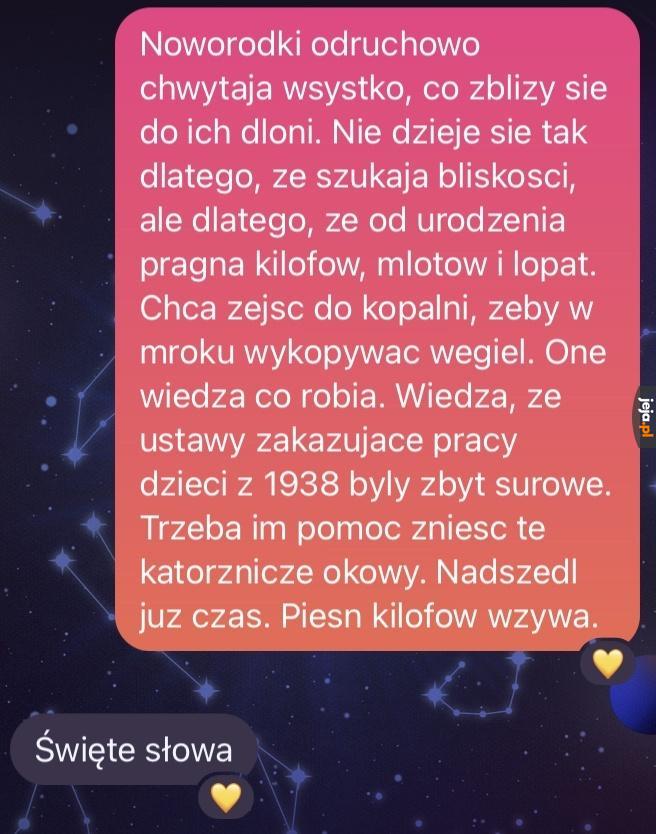 W końcu ktoś o tym mówi o tym głośno