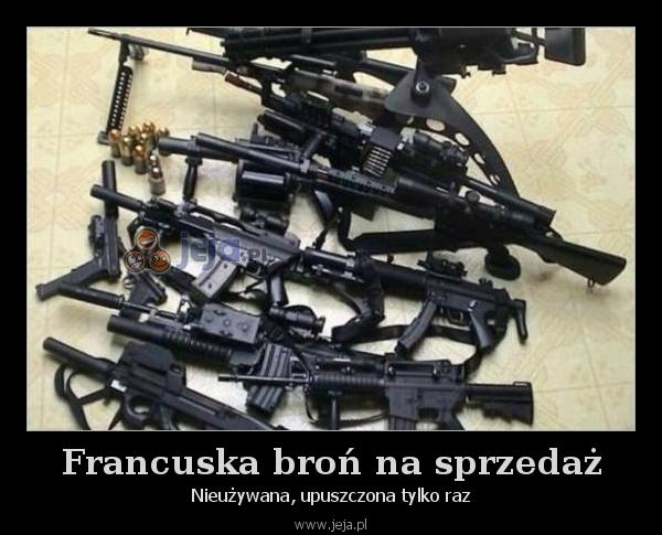 Francuska broń na sprzedaż