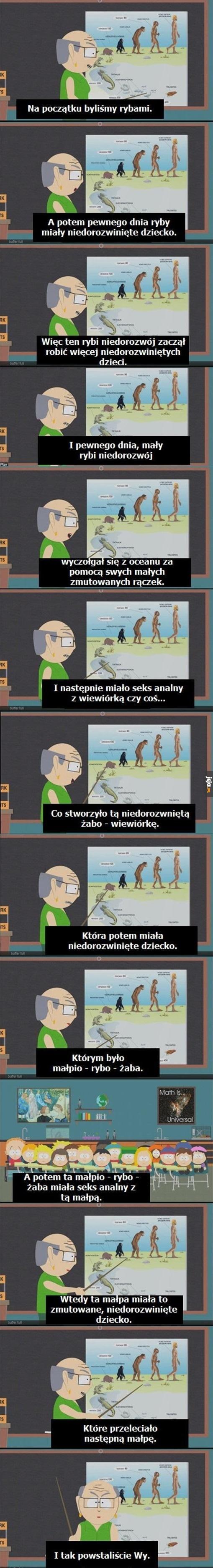 Ewolucja wg South Park