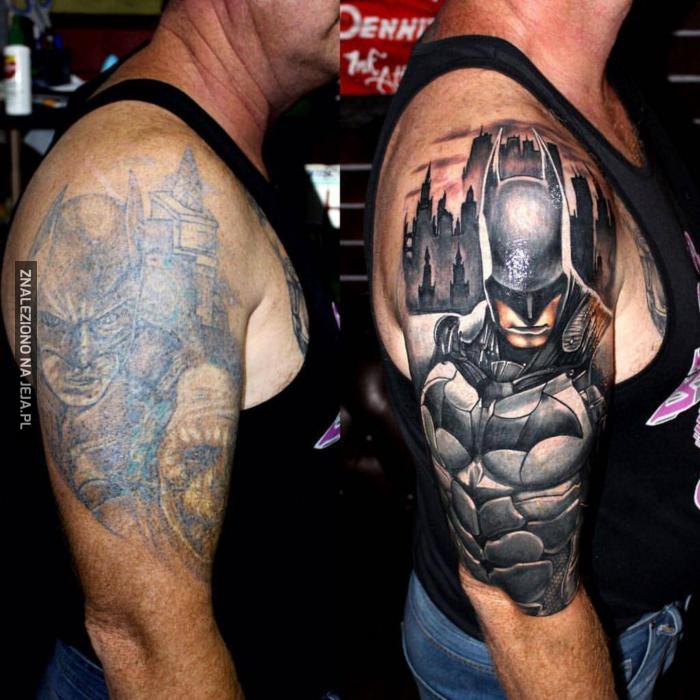 Poprawiony tatuaż like a Batman