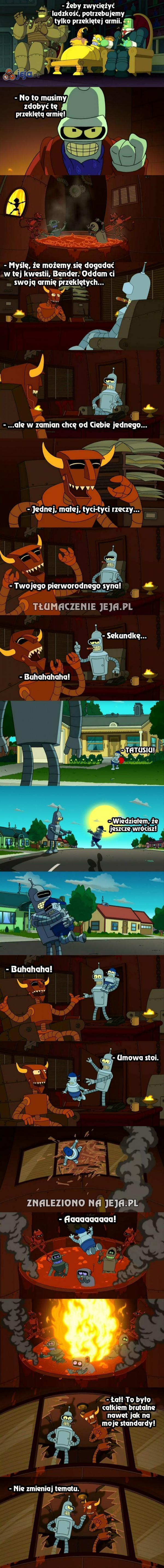 Bender - najtwardszy negocjator świata