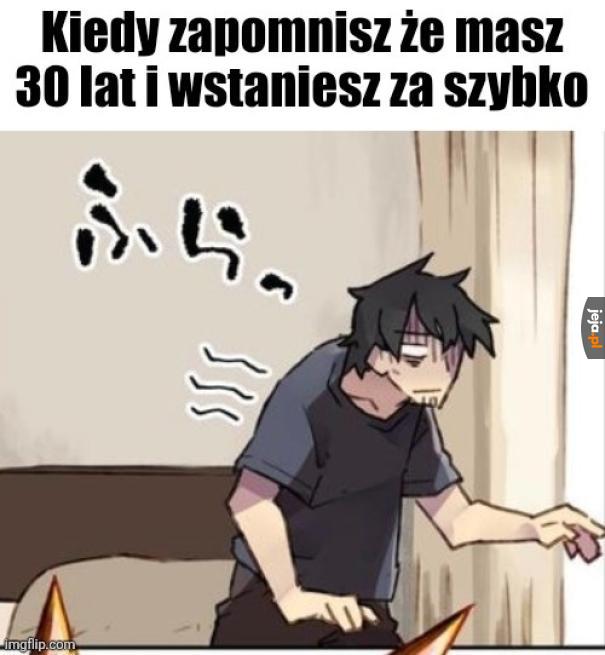 F dla pleców