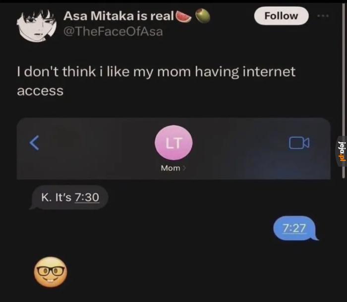 Zdisowany przez mamę